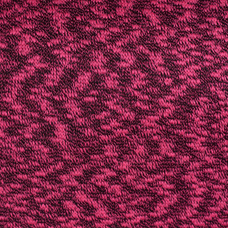 Bright Pink Marl Knit, Cotton-Poly