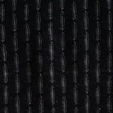 Jacquard 100% Polyester Chunky Knit Fabric, 110 gsm, 170 cm — Black