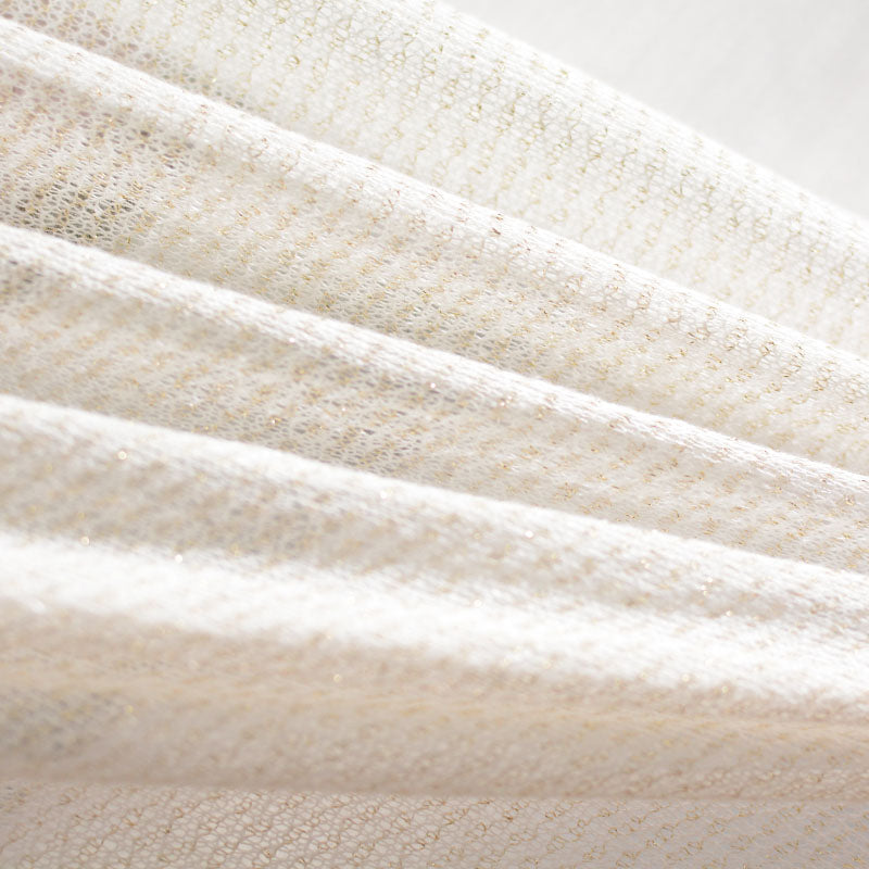 Cream Marl Jersey Knit, Poly-Viscose, 120 gsm