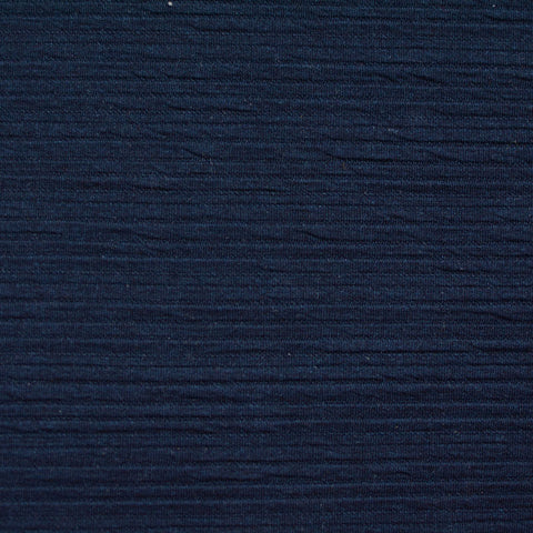 Jacquard Polyester Stretch Knit Fabric, 290 gsm, 165 cm — Navy