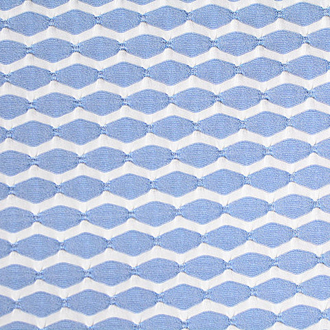 Blue Diamond Jacquard, Polyester, 176 gsm