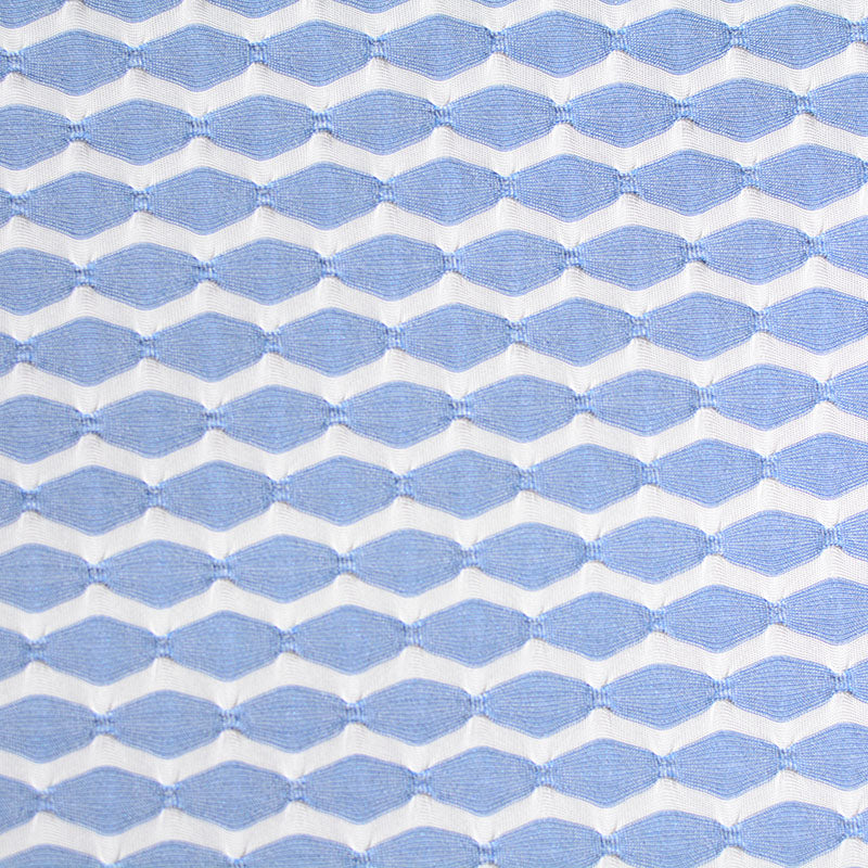 Blue Diamond Jacquard, Polyester, 176 gsm