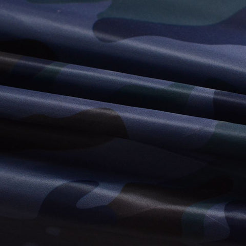 Blue Camo Woven, Polyester