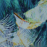 Green Bold-Palm Woven, Polyester — texture