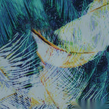 Green Bold-Palm Woven, Polyester