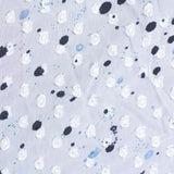 Black Splatters Woven, Polyester