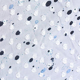 Black Splatters Woven, Polyester — texture