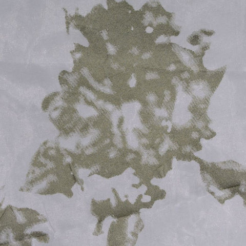 Grey Abstract Organza, Polyester