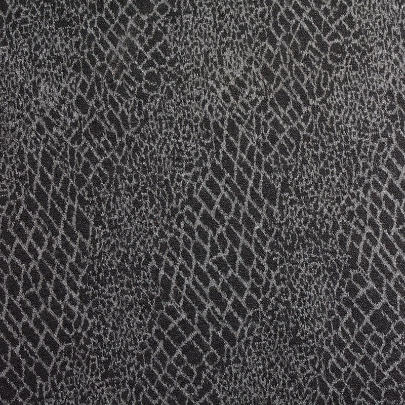 Animal Print Polyester Viscose Knit Fabric, 250 gsm, 155 cm — Grey