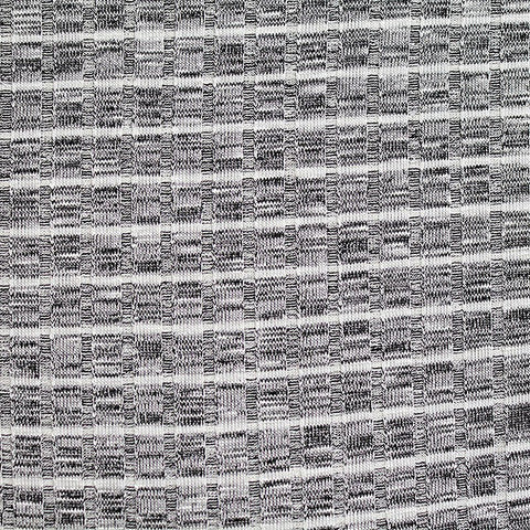 Grey Marled-Check Knit, Viscose-Poly