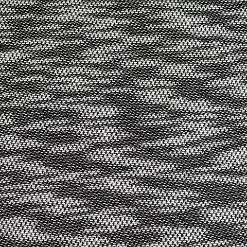 Black Marl Knit, Poly-Cotton, 170 gsm