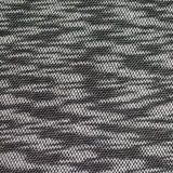 Black Marl Knit, Poly-Cotton