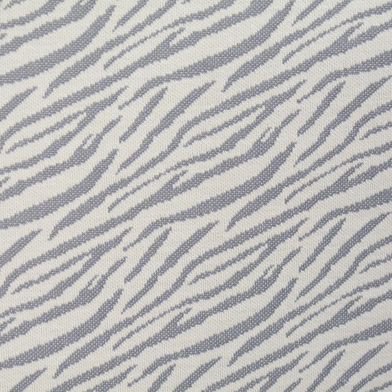 Grey Zebra Jacquard, Acrylic-Poly
