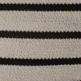 Off-White Horizontal-Stripe Knit, Cotton