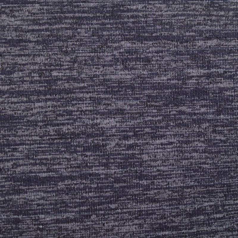 Dark Blue Marl Chunky Knit, Poly-Viscose, 160 gsm