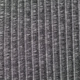 Grey Marl Rib Knit, Viscose-Poly