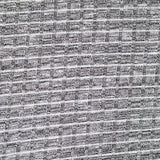 Marled Grey Check Rib Knit, Viscose-Poly — texture