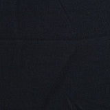 100% Polyester Interlock Knit Fabric, 130 gsm, 165 cm — Black