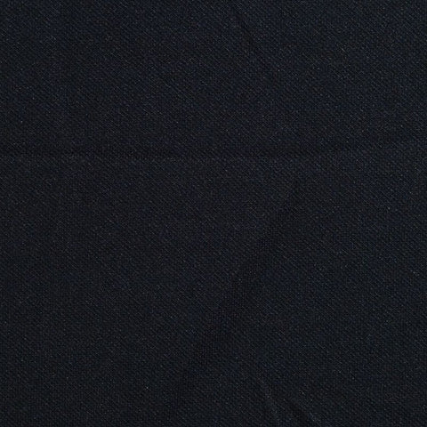 100% Polyester Interlock Knit Fabric, 130 gsm, 165 cm — Black, ref EF-5583
