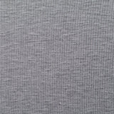 Grey Heather Rib Knit, Poly-Viscose