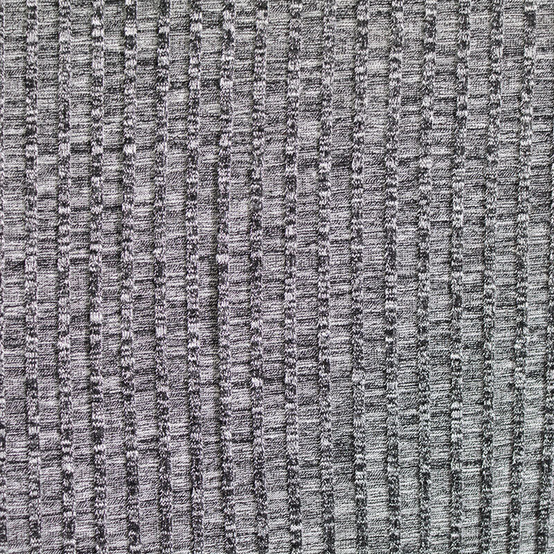 Grey Heather Chunky Knit, Poly-Cotton