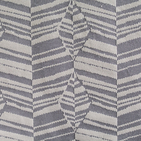 Dark Grey Leaf Jacquard, Acrylic-Poly