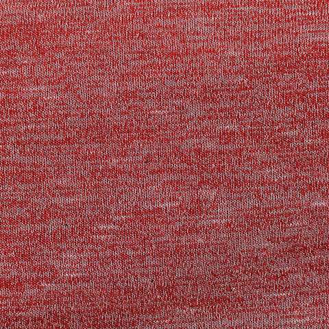 Red Heathered-Marl Knit, Polyester