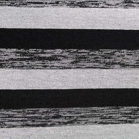 Black Stripes Knit, Viscose-Poly