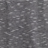 Black Horizontal-Stripe Rib Knit, Poly-Viscose — texture
