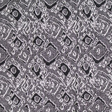 Black Geometric Jacquard, Poly-Cotton