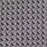Black Geometric Jacquard, Poly-Cotton