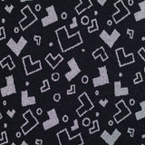 Black Dots Jacquard, Poly-Viscose