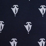 White Abstract Jacquard, Poly-Viscose