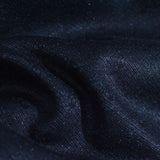 Dark Blue Dots Jacquard, Poly-Viscose