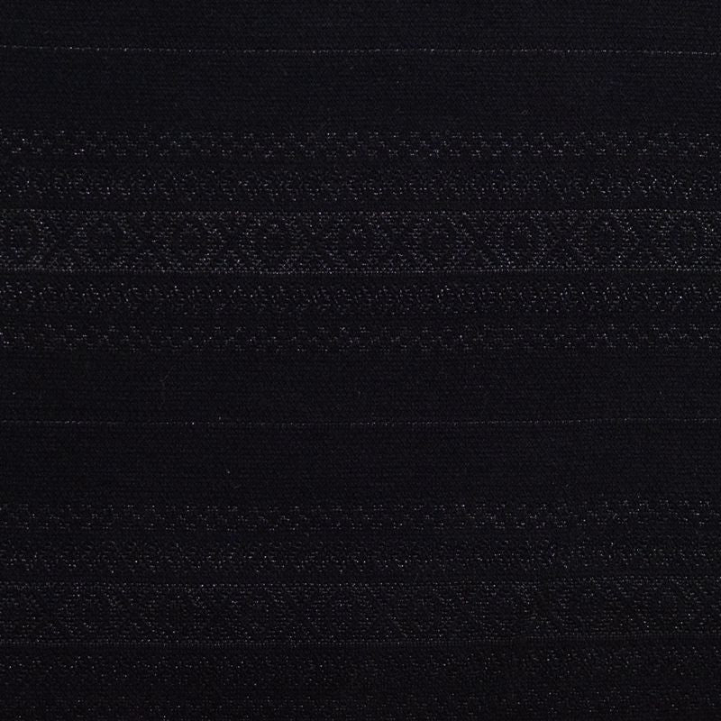 Black Horizontal-Stripe Jacquard, Poly-Viscose, 150 cm, ref EF-5657