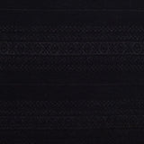 Black Horizontal-Stripe Jacquard, Poly-Viscose