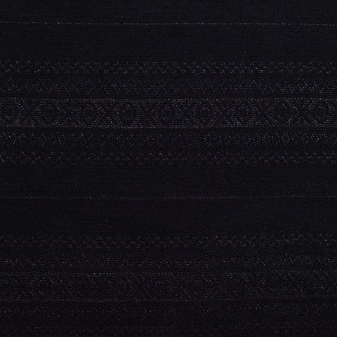 Black Horizontal-Stripe Jacquard, Poly-Viscose, 150 cm, ref EF-5657