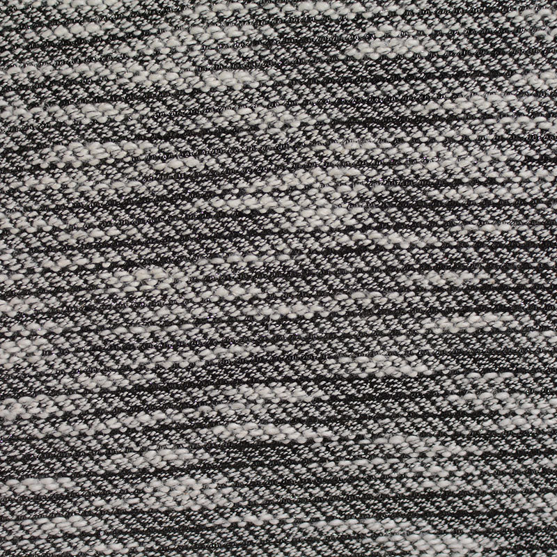 Black Marl French Terry, Poly-Cotton, 180 gsm