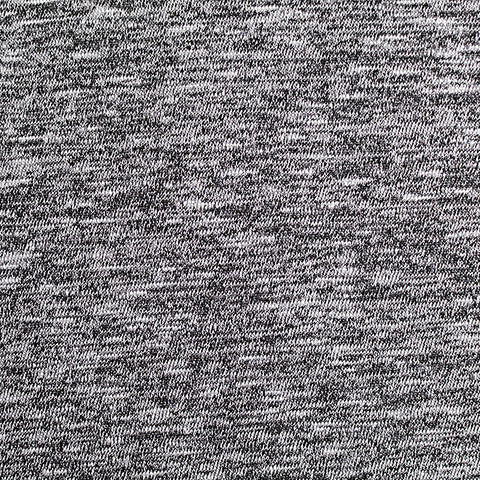 Black Marl Chunky Knit, Viscose-Poly, 220 gsm, 170 cm