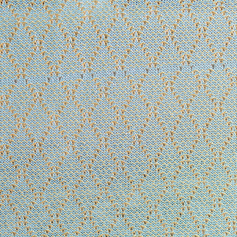 Light Blue Geometric Jacquard