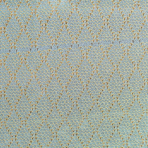 Light Blue Geometric Jacquard