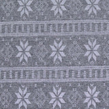 Light Grey Geometric Jacquard, Poly-Viscose