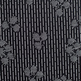 Black Lines Jacquard, Poly-Viscose — texture
