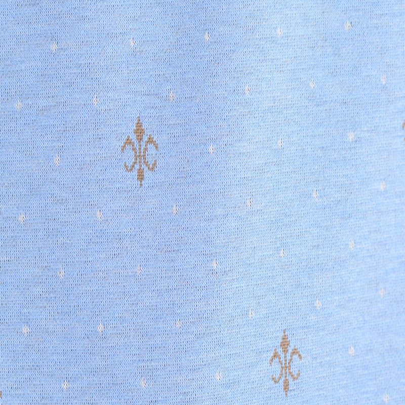 Light Blue Dots Jacquard, Poly-Viscose