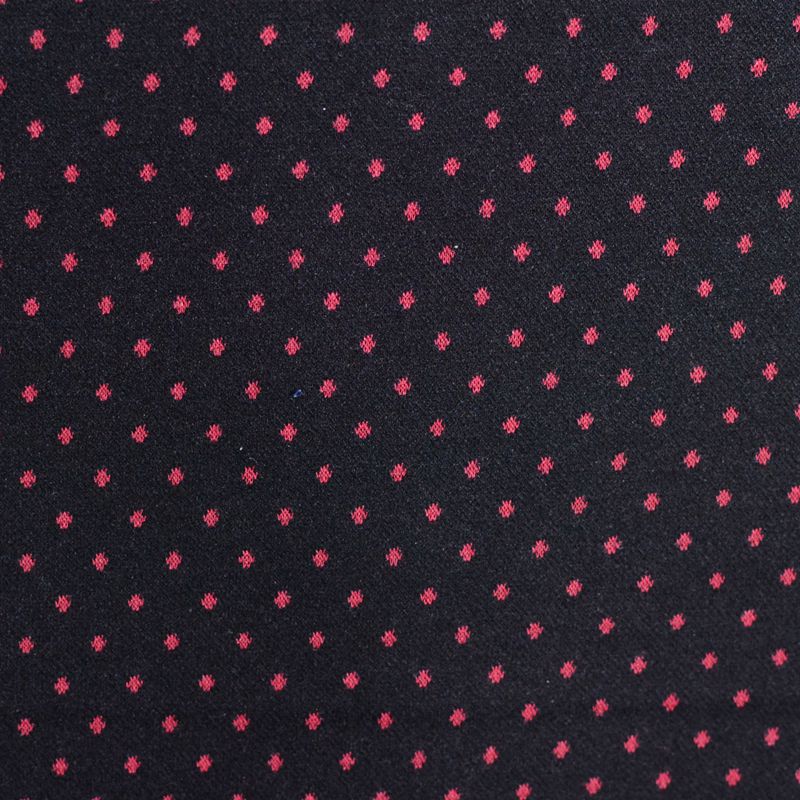 Red Dots Jacquard, Poly-Viscose