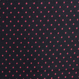 Red Dots Jacquard, Poly-Viscose