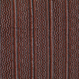 Rust Geometric Chunky Knit, Poly-Viscose