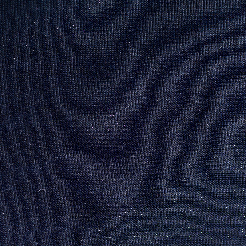 Dark Blue Marl Chunky Knit, Polyester, 142 gsm