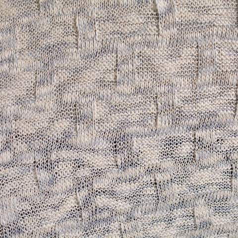 Jacquard Polyester Cotton Knit Fabric, 360 gsm, 158 cm — Grey