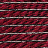 Red Horizontal-Stripe Chunky Knit